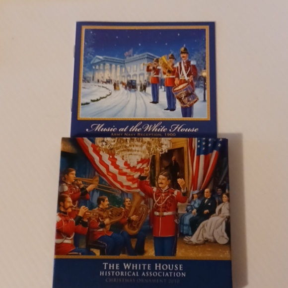 PREOWNED 2009 AND 2010 WHITE HOUSE ORNAMENTS - Picture 6 of 6